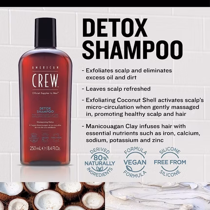 American Crew Detox Shampoo 1000 ml