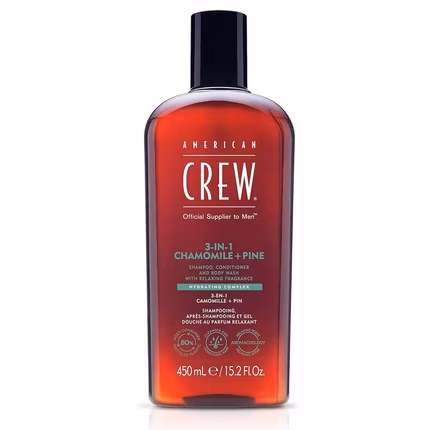 American Crew 3-in-1 Chamolie + Pine 450 ml American Crew 3-in-1 Chamolie + Pine 450 ml
