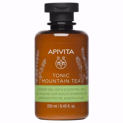 Apivita Tonic Mountain Tea Shower Gel with Essential Oils 250 ml