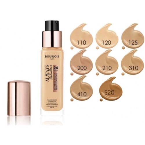 Bourjois Always Fabulous 24HRS Extreme Resist Foundation 115 Golden Ivory 30 ml Bourjois Always Fabulous 24HRS Extreme Resist Foundation 115 Golden Ivory 30 ml