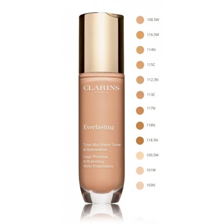 Clarins Everlasting Long-Wearing & Hydrating Matte Foundation 115C 30 ml