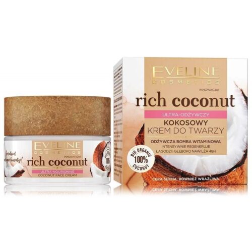 Eveline Rich Coconut Ultra Nourishing Face Cream 50 ml Eveline Rich Coconut Ultra Nourishing Face Cream 50 ml