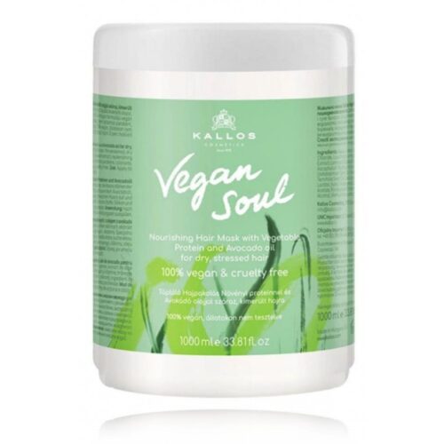 Kallos Vegan Soul Nourishing Hair Mask 1000 ml