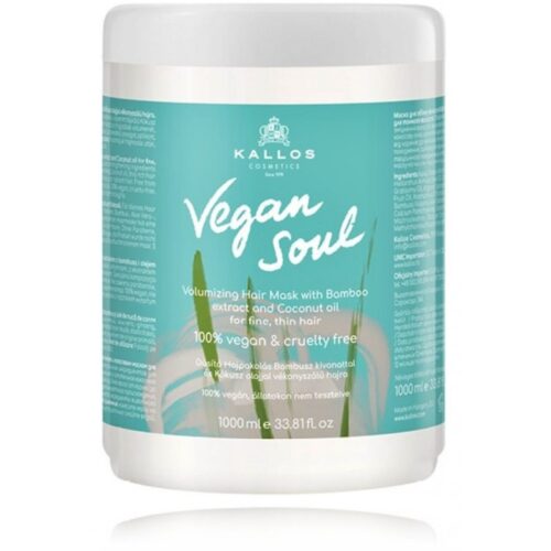 Kallos Vegan Soul Volumizing Hair Mask 1000 ml