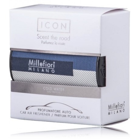 Millefiori Milano Icon Car Air Freshener Cold Water Textil Geometric Millefiori Milano Icon Car Air Freshener Cold Water Textil Geometric