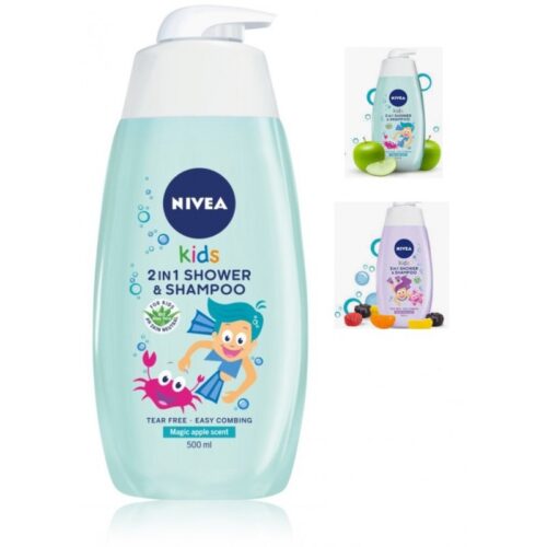 Nivea Kids 3v1 Shower & Shampoo & Conditioner Boy 500 ml