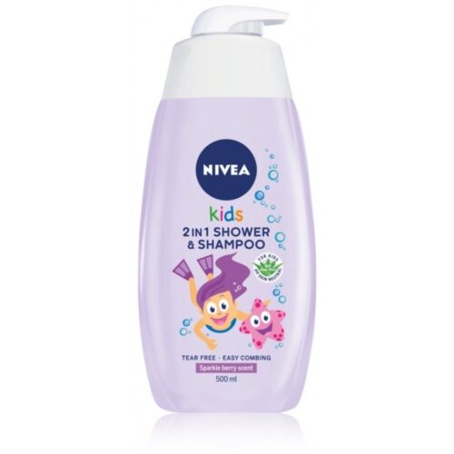 Nivea Kids 3v1 Shower & Shampoo & Conditioner Girl 500 ml