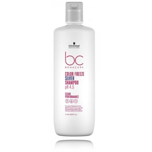 Schwarzkopf Professional BC Bonacure Color Freeze Silver Shampoo pH 4.5 Clean Performance 1000 ml