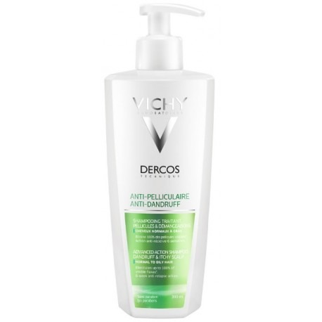 Vichy Dercos Anti-Dandruff Dry Hair Dermatological Shampoo 390 ml