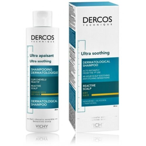 Vichy Dercos Ultra Soothing Sulfate-Free Shampoo Dry Hair 200 ml