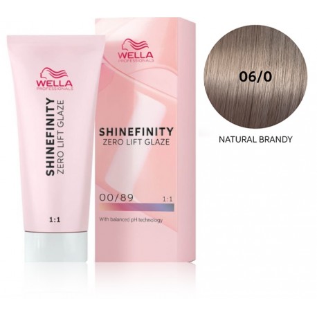 Wella Professionals Shinefinity Zero Lift Glaze 06 0 Natural Brandy 60 ml Wella Professionals Shinefinity Zero Lift Glaze 06/0 Natural Brandy 60 ml