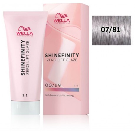 Wella Professionals Shinefinity Zero Lift Glaze 07 81 Smoky Opal 60 ml Wella Professionals Shinefinity Zero Lift Glaze 07/81 Smoky Opal 60 ml