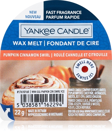 Yankee Candle Pumpkin Cinnamon Swirl 22 g
