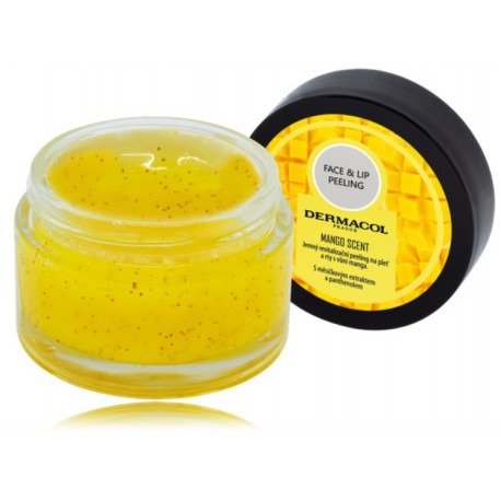 Dermacol Face & Lip Peeling Mango Scent 50 ml