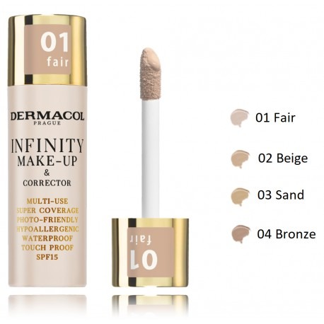 Dermacol Infinity Make-Up & Corrector 01 Fair 20 g