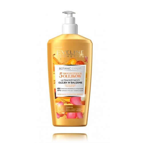 Eveline Botanic Expert 5 Oils Ultra-Nourishing Body Oil In Lotion 350 ml