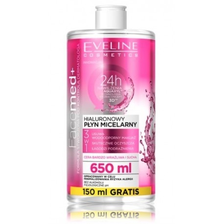 Eveline FaceMed+ Cleansing Micellar Water 650 ml