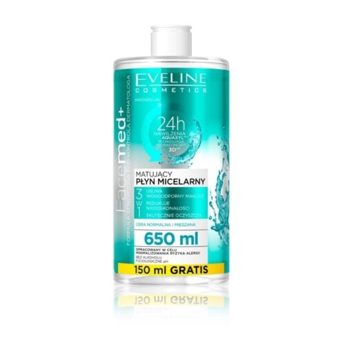 Eveline FaceMed+ Mattifying Micellar Water 650 ml