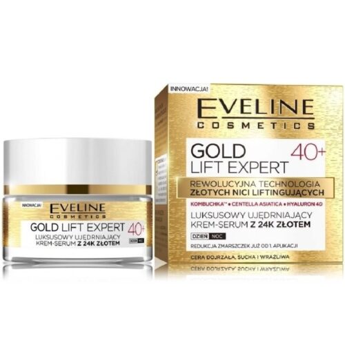 Eveline Gold Lift Expert Luxurious Firming Cream Serum 40+ 50 ml Eveline Gold Lift Expert Luxurious Firming Cream Serum 40+ 50 ml
