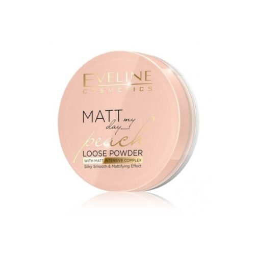 Eveline Matt My Day Peach Loose Powder Silky Smooth & Matttifing 6 g