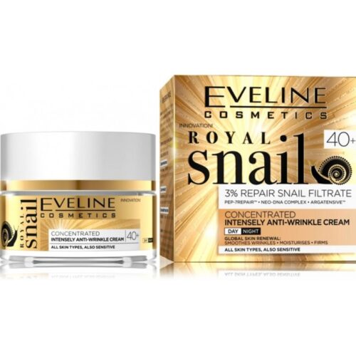 Eveline Royal Snail Concentrated Intensively Anti-Wrinkle Cream 40+ 50 ml Eveline Royal Snail Concentrated Intensively Anti-Wrinkle Cream 40+ 50 ml