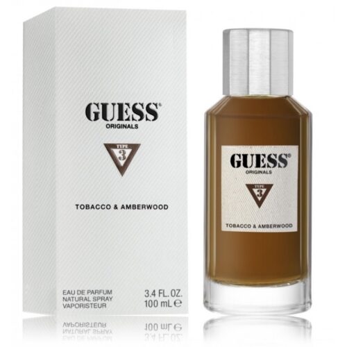 Guess Originals Type 3 Tobacco Amberwood EDP U 100 ml Guess Originals Type 3 Tobacco & Amberwood EDP U 100 ml