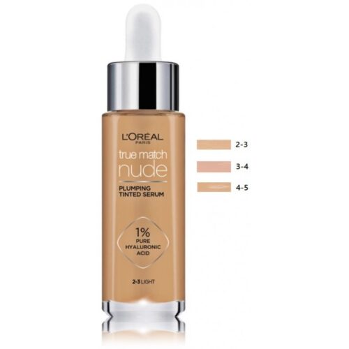 L´Oréal Paris True Match Nude Plumping Tinted Serum 2-3 Light 30 ml