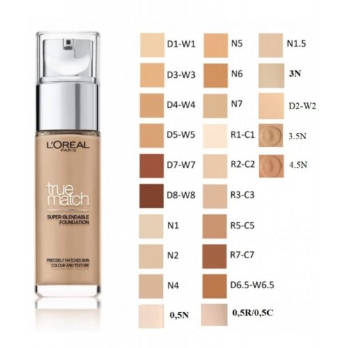 L´Oréal Paris True Match Super-Blendable Foundation 3R/3C Rose Beige 30 ml