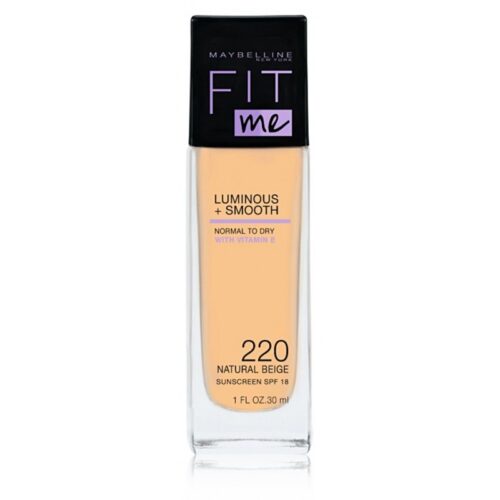 Maybelline Fit Me! Luminous + Smooth Foundation 220 Natural Beige 30 ml