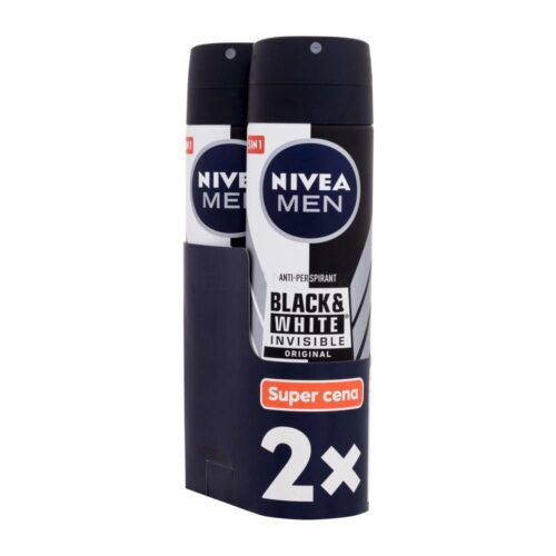 Nivea Men Black & White Invisible Original Antiperspirant 2 x 150 ml Nivea Men Black & White Invisible Original Antiperspirant 2 x 150 ml