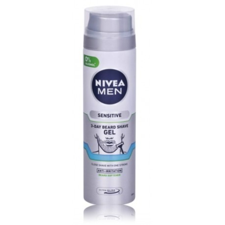 Nivea Men Sensitive 3-Day Beard Shave Gel 200 ml
