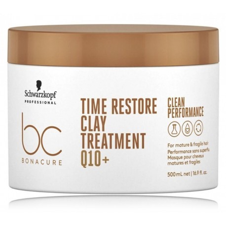 Schwarzkopf Professional BC Bonacure Time Restore Clay Treatment Q10+ 500 ml