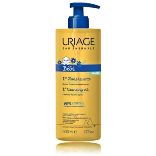 Uriage Bébé 1st Cleansing Oil with Organic Edelweiss 500 ml