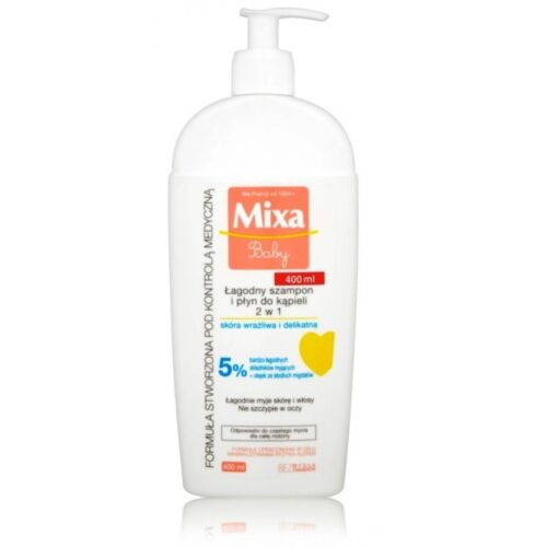 Mixa Baby Mild Shampoo and Bubble Bath 2 in 1 400 ml Mixa Baby Mild Shampoo and Bubble Bath 2 in 1 400 ml