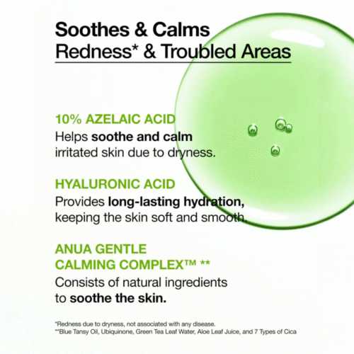 Anua Azelaic 10 Hyaluron Redness Soothing Pad