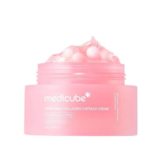 Medicube PDRN Pink Collagen Capsule Cream kolagēna sejas krēms ar kapsulām (2) Medicube PDRN Pink Collagen Capsule Cream kolagēna sejas krēms ar kapsulām