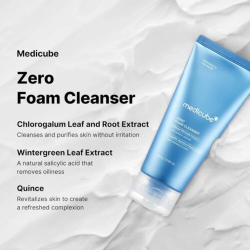 Medicube Zero Foam Cleanser 120g (2) Medicube dziļi attīrošas putiņas poru sašaurināšanai