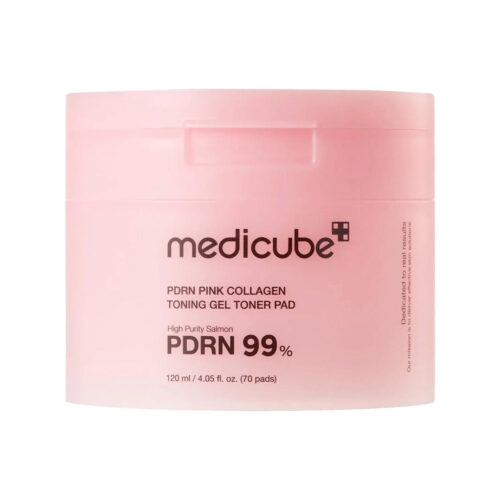 Gēla tonera spilventiņi Medicube PDRN Pink Collagen Toning Gel Toner Pad