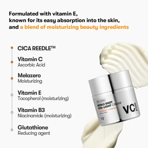 Balinošs krēms ar mikroadatām VT Cosmetics Reedle Shot Vita-Light Cream